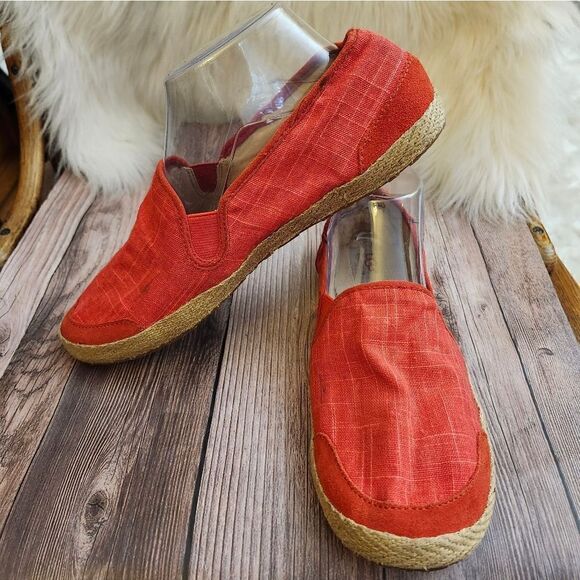 Ugg Red Canvas slip-on Espadrilles‎ - Picture 1 of 12